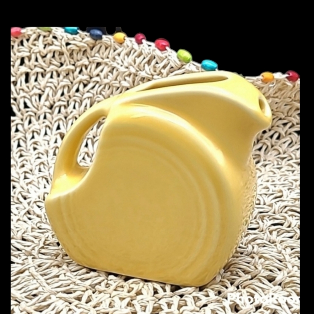 FIESTAWARE HLC Vintage Sunflower Mini Disc Pitcher 2001